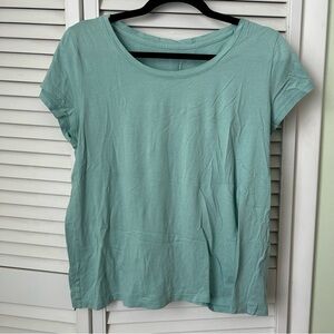 Garnet Hill Green Relaxed Fit T-Shirt